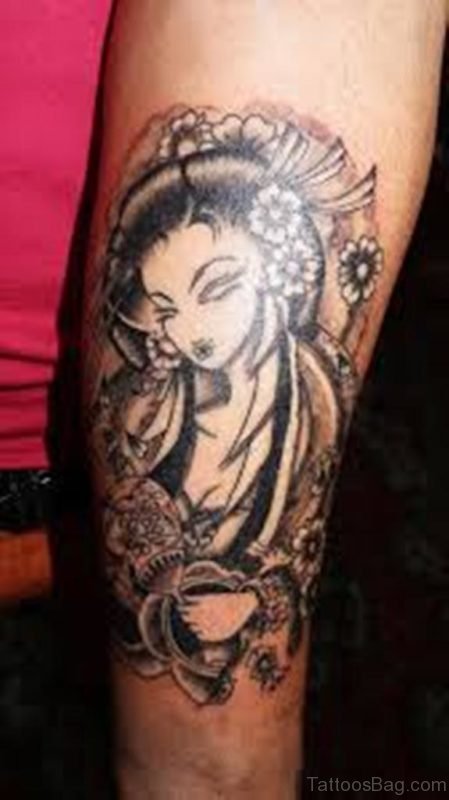 Black Geisha Tattoo 