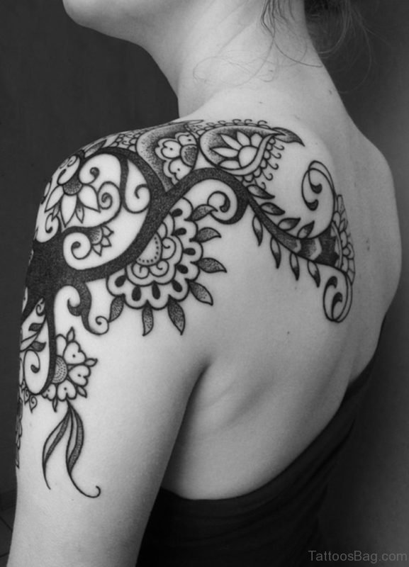 Black Mandala Tattoo