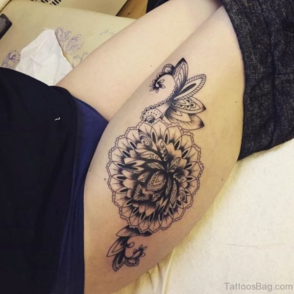 Black Mandala Tattoo
