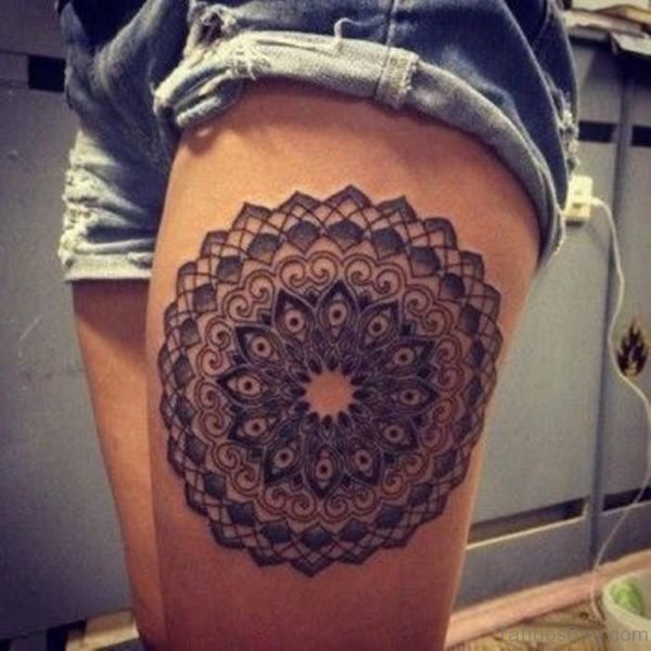 Black Mandala Tattoo