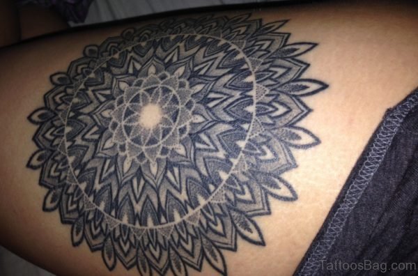 Black Mandala Tattoo