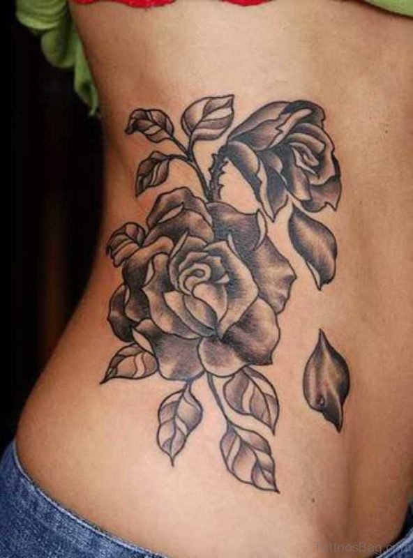 Black Rose Tattoo design