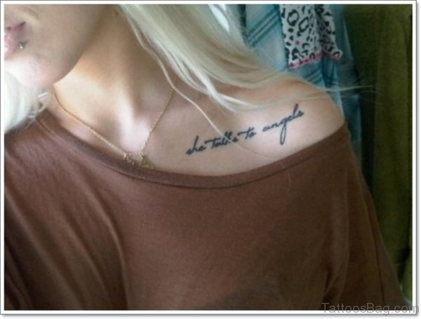 Black Words Tattoo