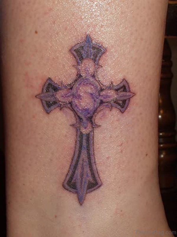 Blue Cross Tattoo