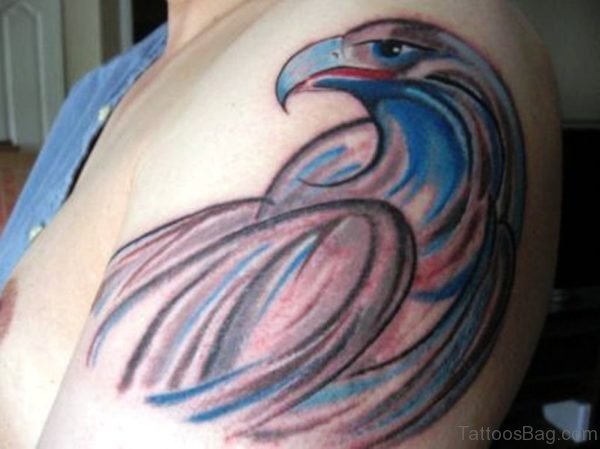Blue Eagle Tattoo Design