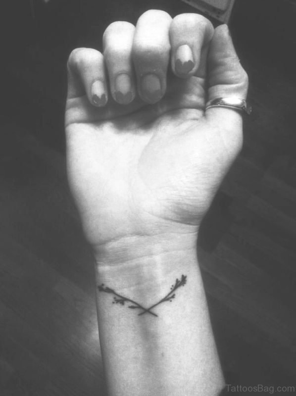 Branches Tattoos On Wrist