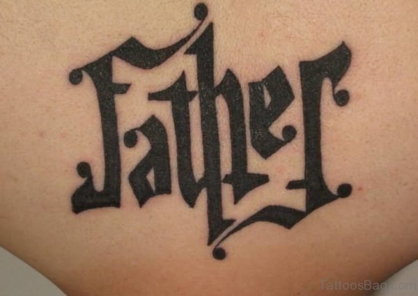Brilliant Ambigram Font Tattoo