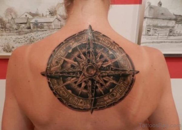 Brilliant Compass Tattoo