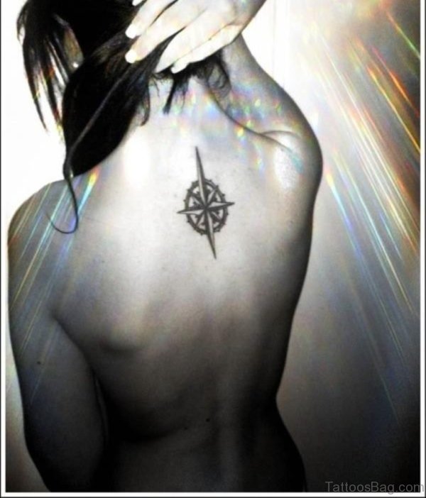Brilliant Compass Tattoo Design