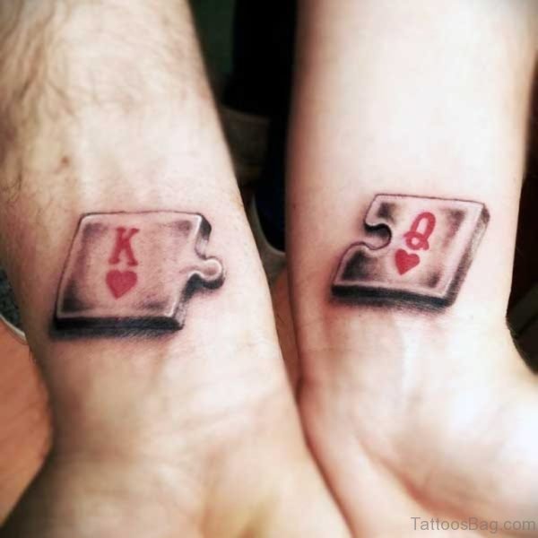 Cards King And Queen Tattoo