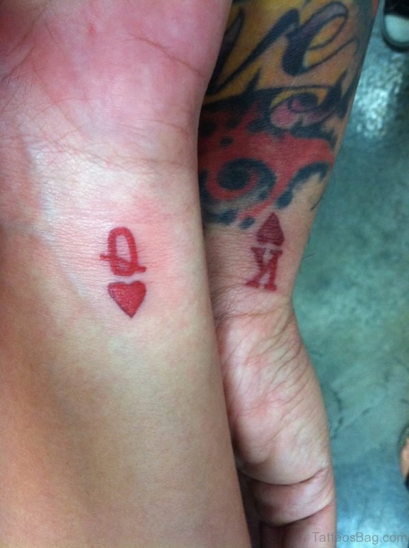 Cards Queen And King Tattoo