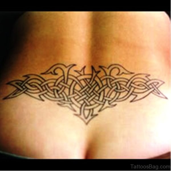 Celtic Tattoo On Lower Back