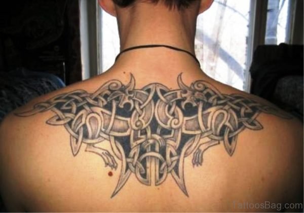 Celtic Tattoo Upper Back