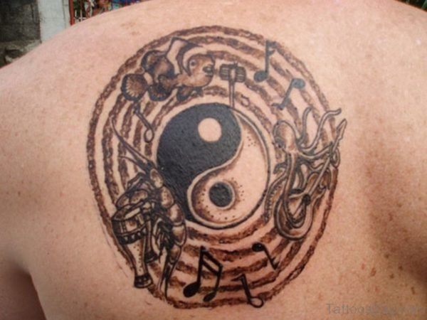 Circular Music Tattoo