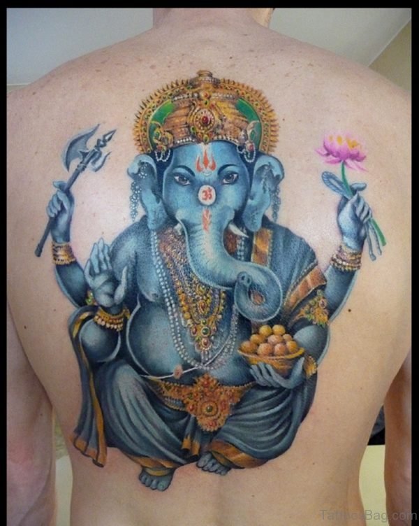 Classic Ganesha Tattoo 
