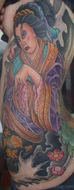 Classic Geisha Tattoo