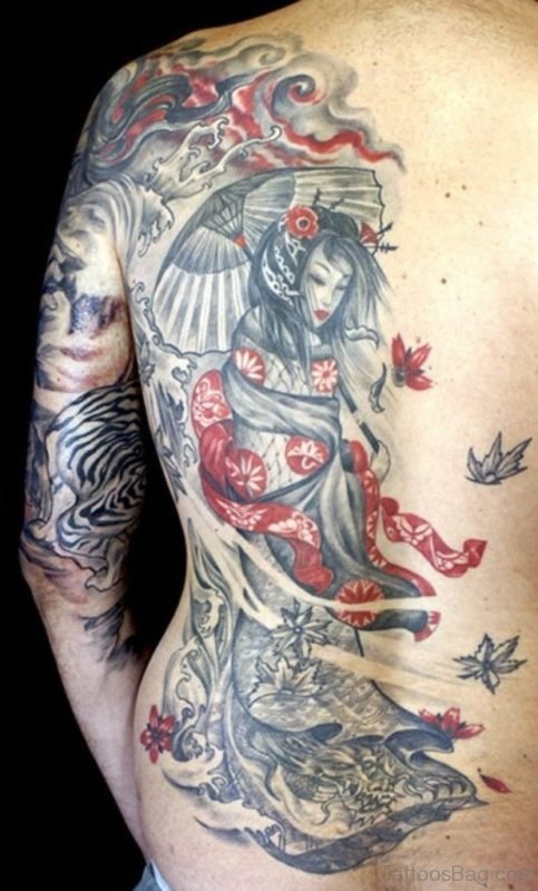 Classic Geisha Tattoo