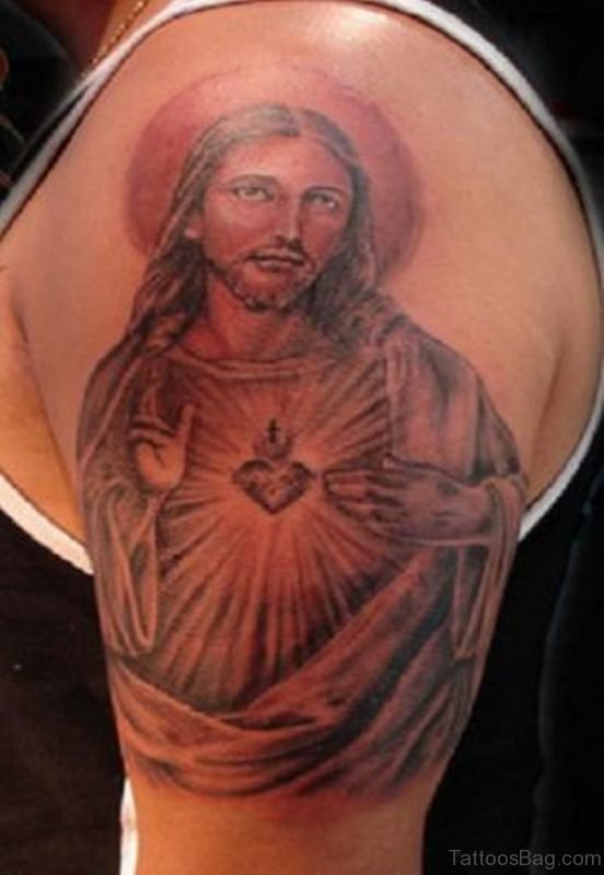 Classic Jesus Tattoo