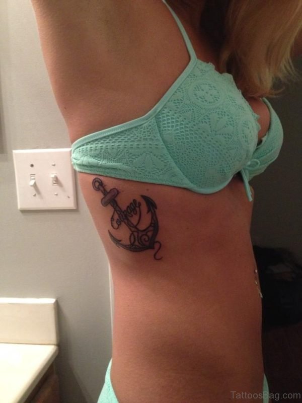 Classy Anchor Tattoo