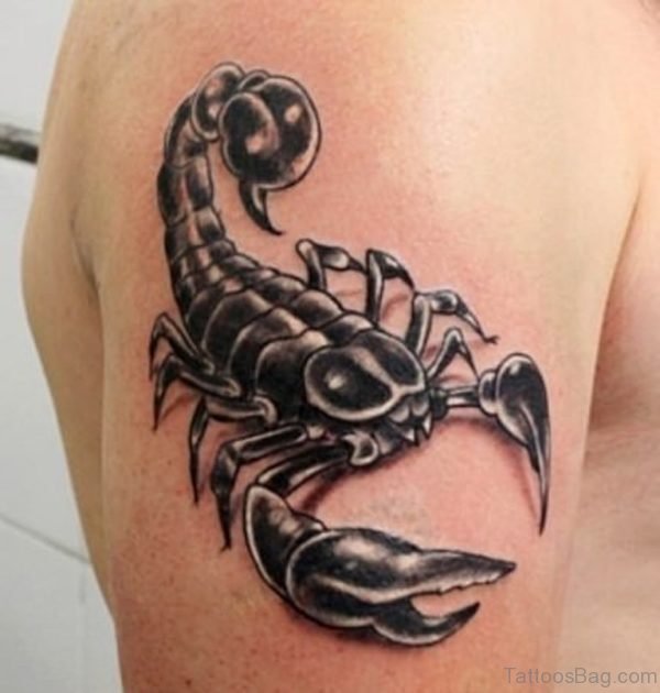 Classy Scorpion Tattoo Design
