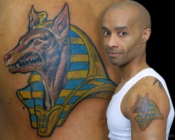 Colored Fox Tattoo 1