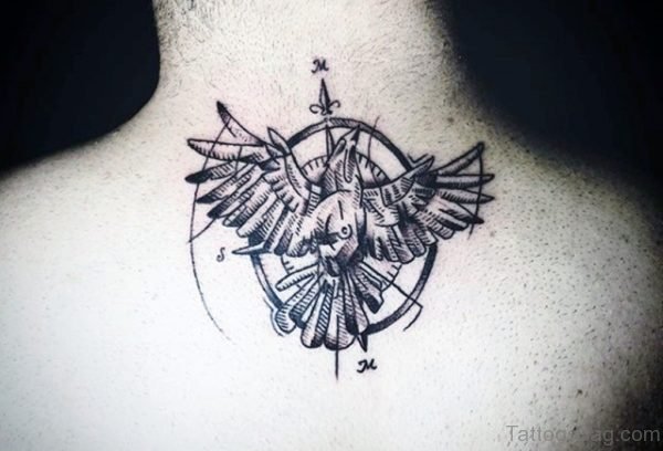 Compass Cross Tattoo