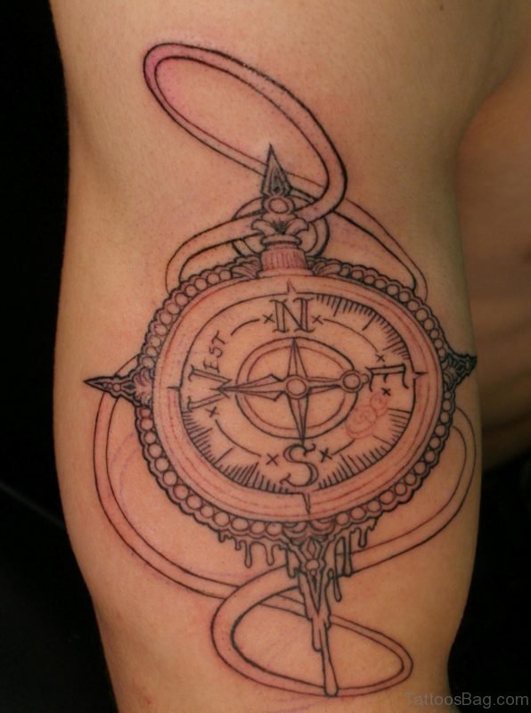 Compass Tattoo Design