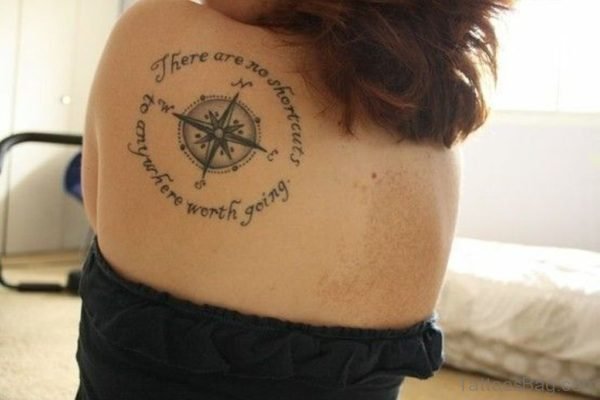 Compass Tattoo Design Picture