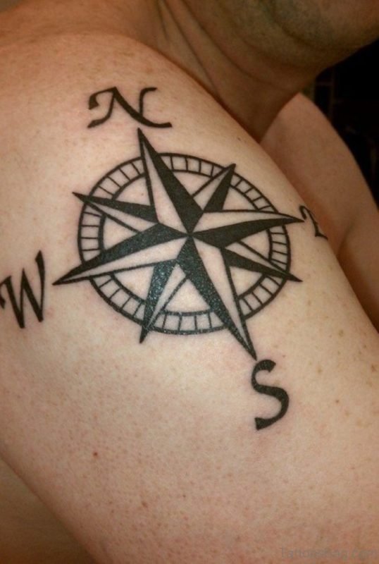 Compass Tattoo Image
