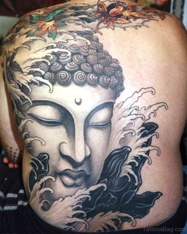 Cool Buddha Tattoo Design