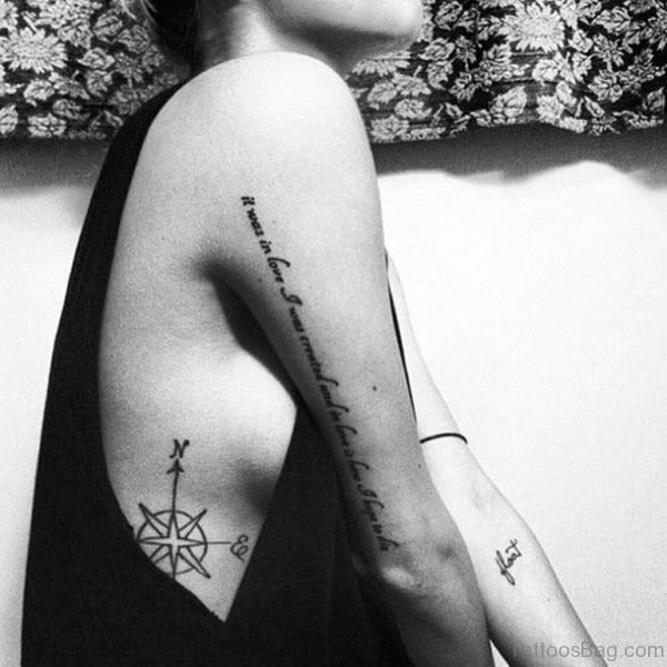 Cool Compass Tattoo