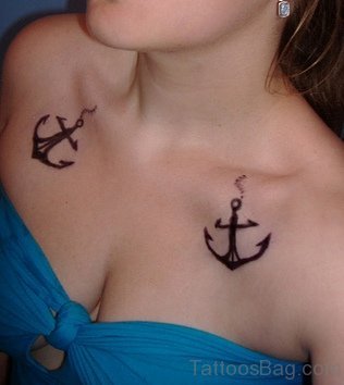 Cute Anchor Tattoo