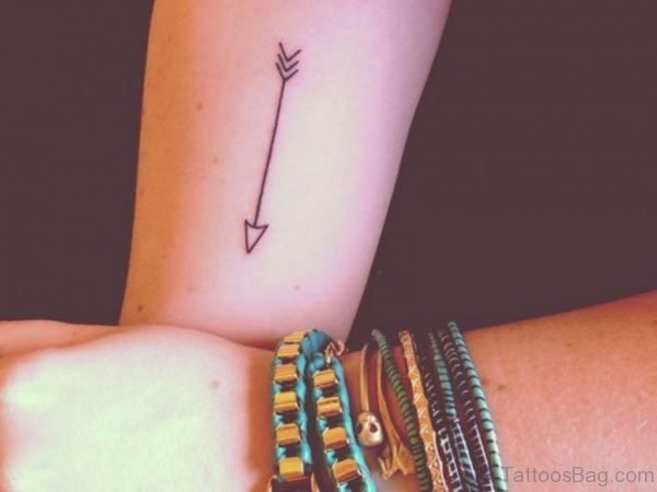Cute Arrow Tattoo For Wrist