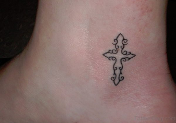 Cute Cross Tattoo