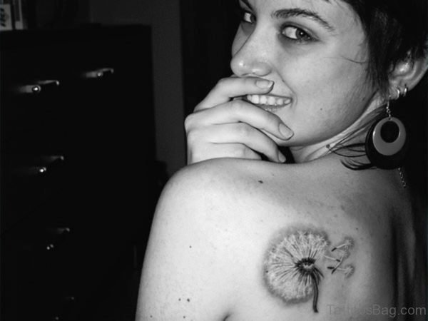 Cute Dandelion Tattoo Design