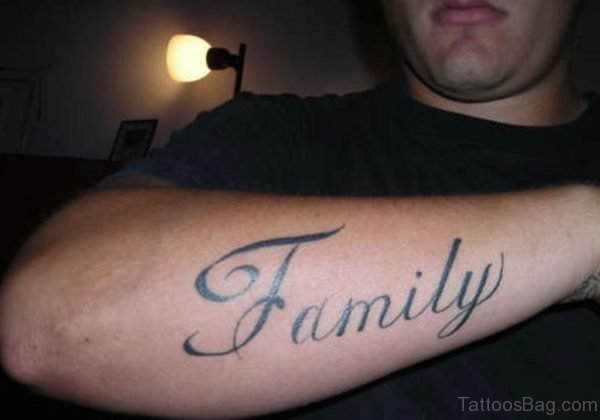 Cute Family Tattoo On Wrist