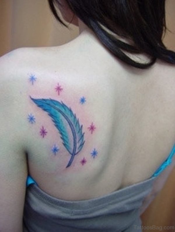 Cute Feather Tattoo