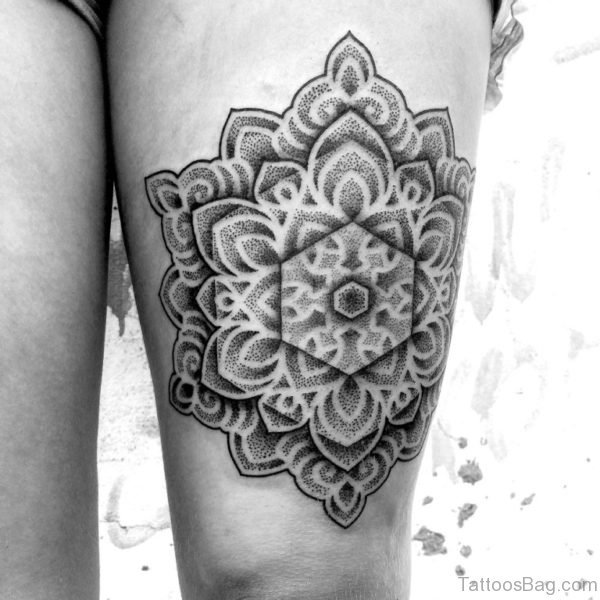 Cute Mandala Tattoo Design