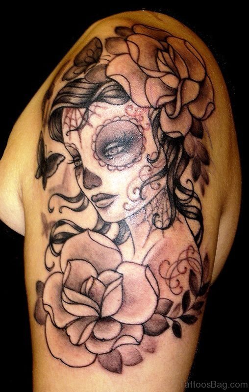 Cute Skull Tattoo