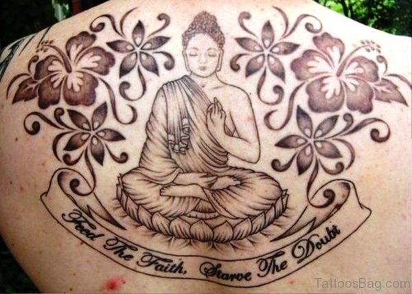 Decent Buddha Tattoo Design 1