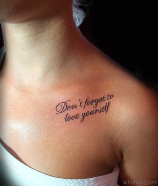 Don't Forget To Love Yourself
