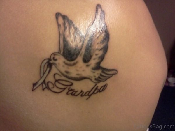 Dove And Grandpa Tattoo