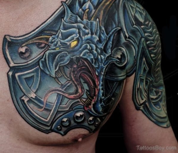 Dragon Armor Tattoo