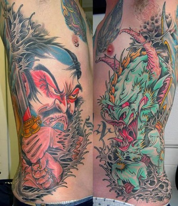 Dragon Rib Tattoo Image