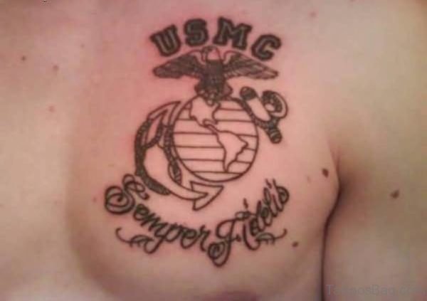 Eagle Tattoo Design With Wording