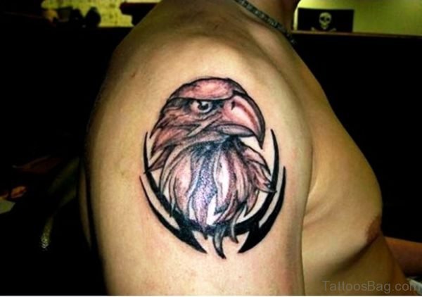 Eagle Tattoo On Shoulder