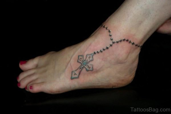 Elegant Cross Tattoo