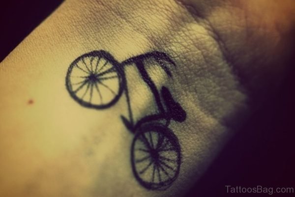 Elegant Cycle Tattoo On Wrist