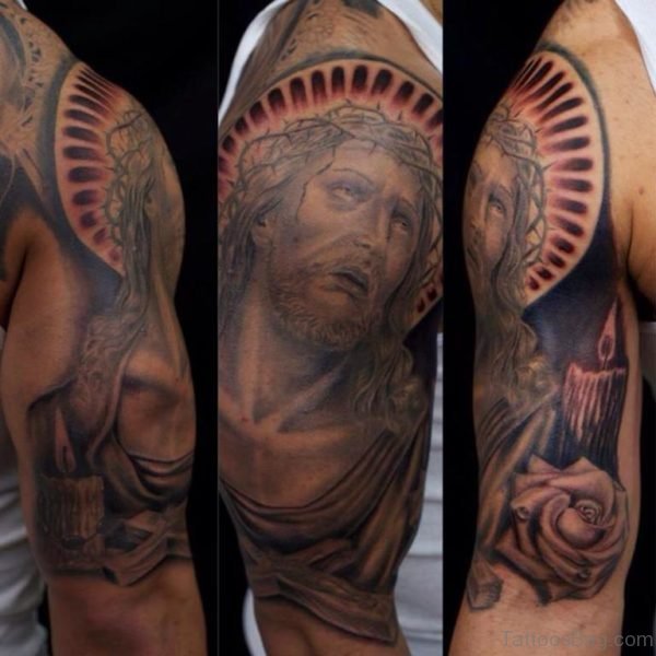 Elegant Jesus Tattoo