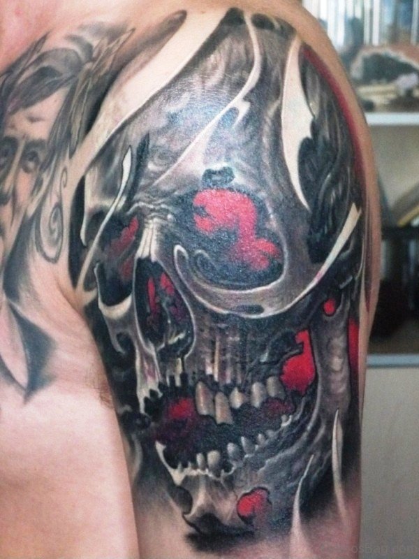 Elegant Skull Tattoo
